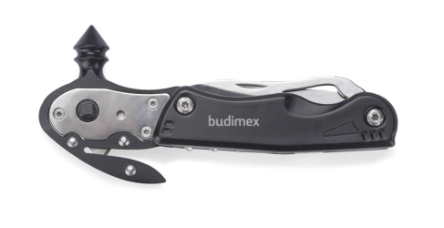 Narzędzie wielofunkcyjne (29139) - Kolor - czarny. Materiał - metal. Wymiary - 158 x 68 x 24 mm (złożony)